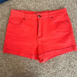 NWOT Orange BDG denim shorts